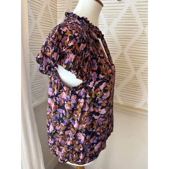 Caballero Women’s Medium Ruffle Sleeve Top - Picture 5 of 7